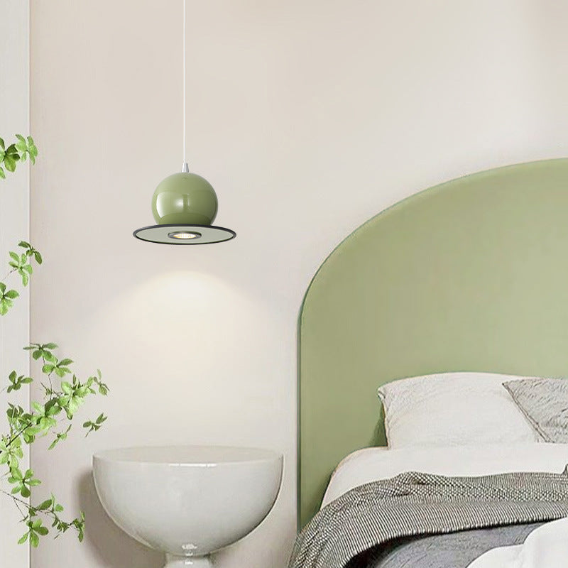 Modern Simplicity Sphere Iron 1-Light Pendant Light For Living Room