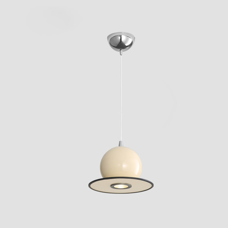 Moderne Einfachheit Kugel Eisen 1-Licht Pendelleuchte für Wohnzimmer 