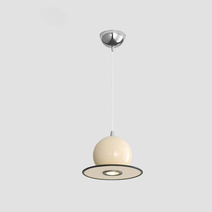 Moderne Einfachheit Kugel Eisen 1-Licht Pendelleuchte für Wohnzimmer 