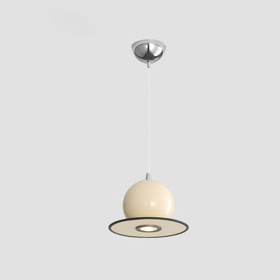 Modern Simplicity Sphere Iron 1-Light Pendant Light For Living Room