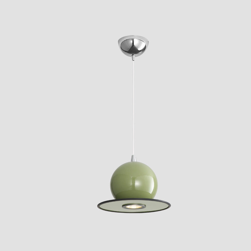 Modern Simplicity Sphere Iron 1-Light Pendant Light For Living Room