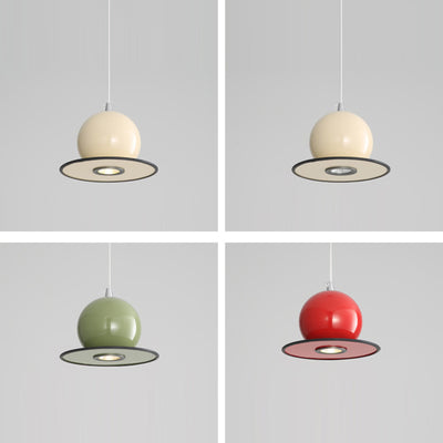Modern Simplicity Sphere Iron 1-Light Pendant Light For Living Room