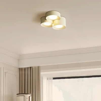 Moderne minimalistische mehrzylindrige Eisen-Acryl-LED-Deckenleuchte für das Schlafzimmer 