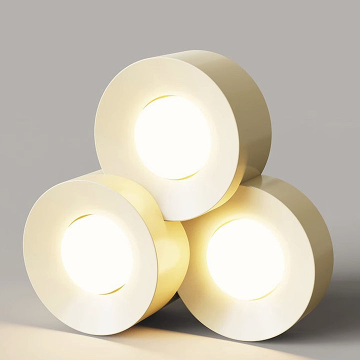 Plafonnier LED en fer acrylique à plusieurs cylindres minimaliste moderne pour chambre 
