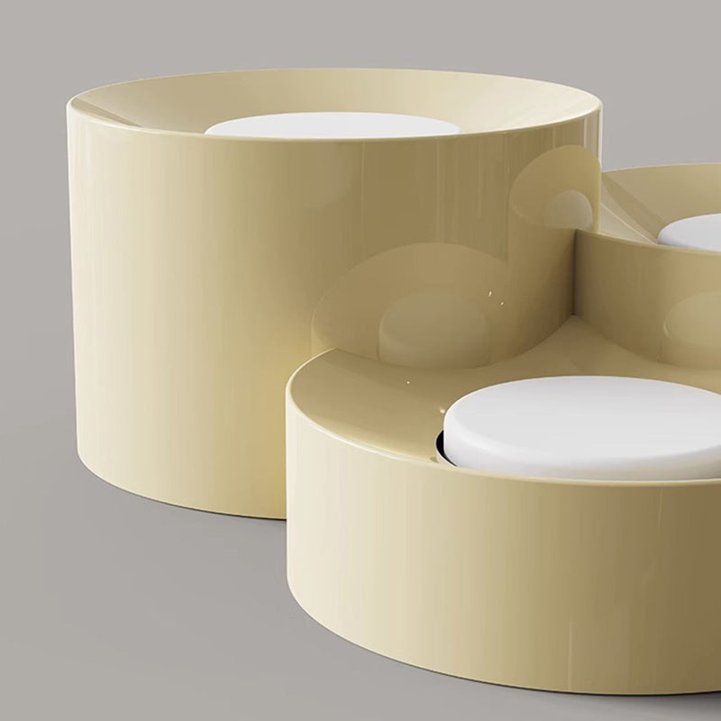 Plafonnier LED en fer acrylique à plusieurs cylindres minimaliste moderne pour chambre 