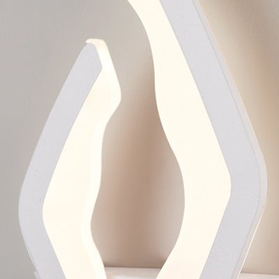 Modern Simplicity Diamond Iron Acrylic LED Wall Sconce Lamp For Bedroom