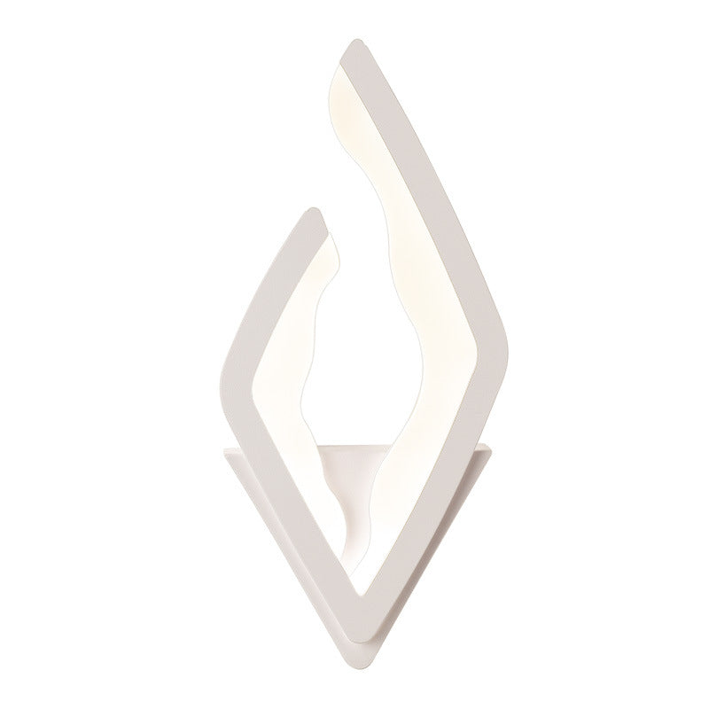 Modern Simplicity Diamond Iron Acrylic LED Wall Sconce Lamp For Bedroom