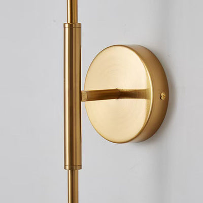 Modern Luxury Circle Iron Acrylic LED Wall Sconce Lamp For Bedroom