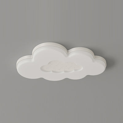 Contemporary Creative Clouds Iron Acrylic LED Flush Mount Ceiling Light For Bedroom