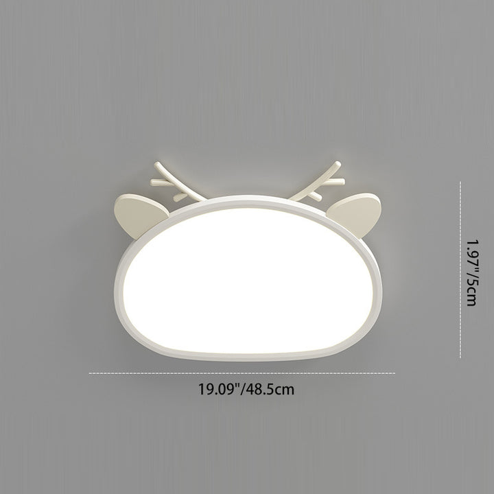 Luz de techo LED para habitación infantil con diseño de animales lindos 