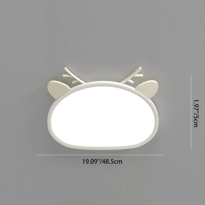 Children's Room LED Ceiling Light with Cute Animal Design
