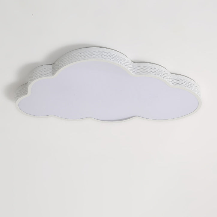Lustre de plafond LED en acrylique fer nuage côtier contemporain pour chambre 
