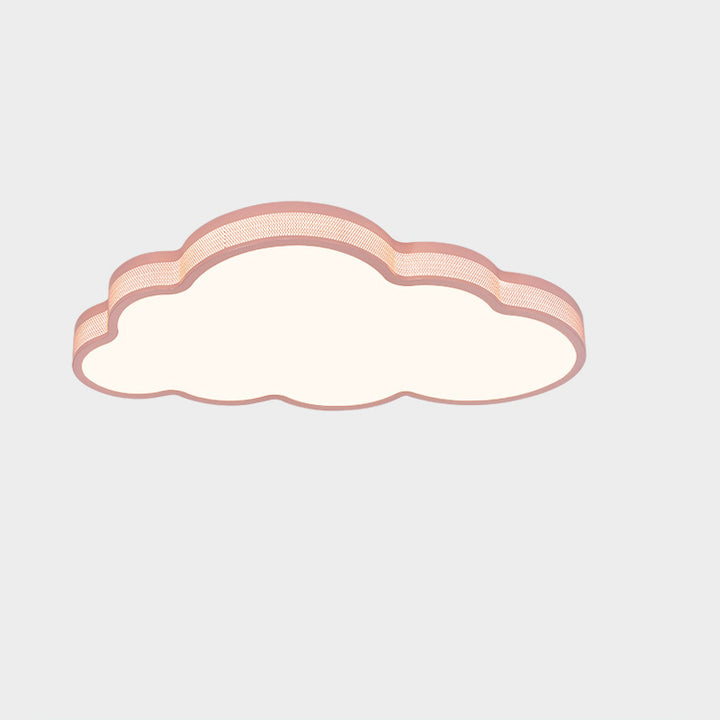 Lustre de plafond LED en acrylique fer nuage côtier contemporain pour chambre 