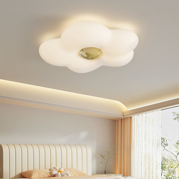 Plafonnier LED en fer et acrylique de style Art Déco moderne pour chambre à coucher 