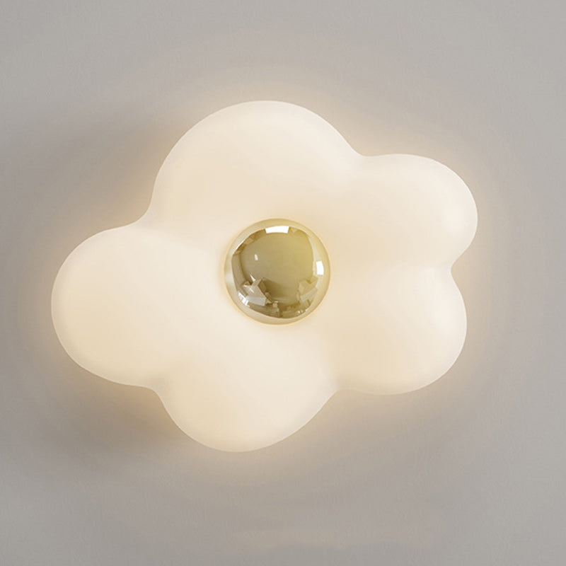 Plafonnier LED en fer et acrylique de style Art Déco moderne pour chambre à coucher 