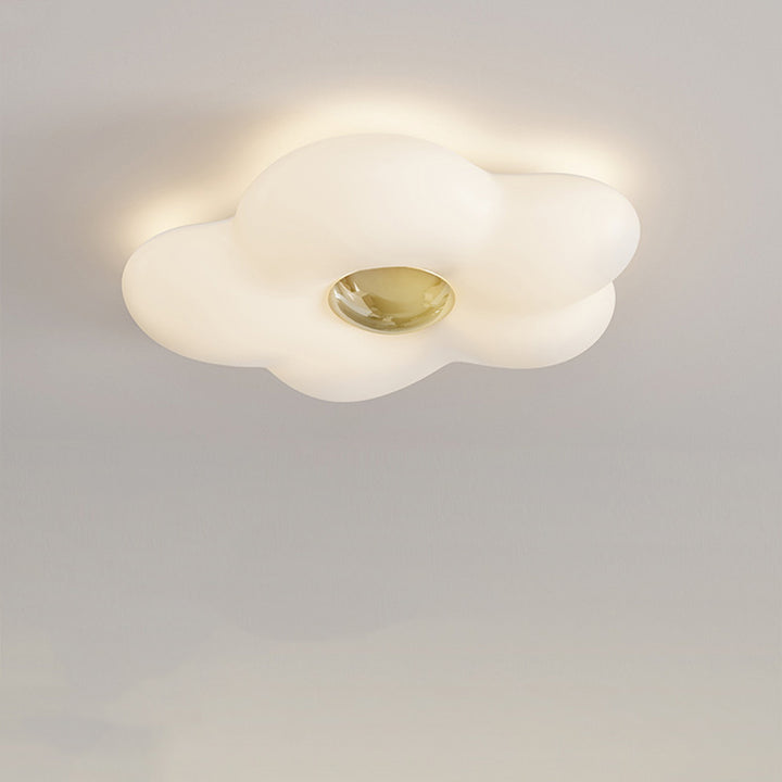 Plafonnier LED en fer et acrylique de style Art Déco moderne pour chambre à coucher 
