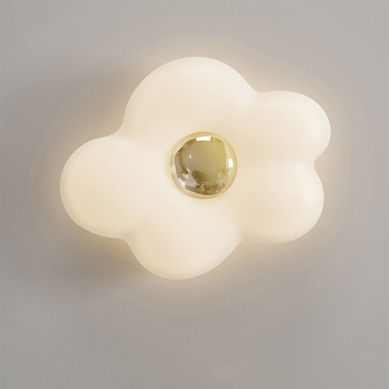 Plafonnier LED en fer et acrylique de style Art Déco moderne pour chambre à coucher 