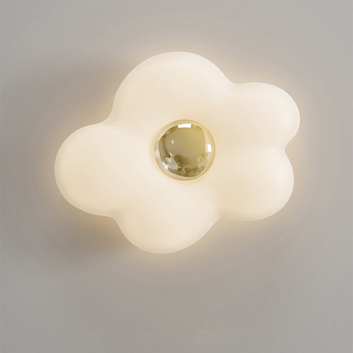 Plafonnier LED en fer et acrylique de style Art Déco moderne pour chambre à coucher 