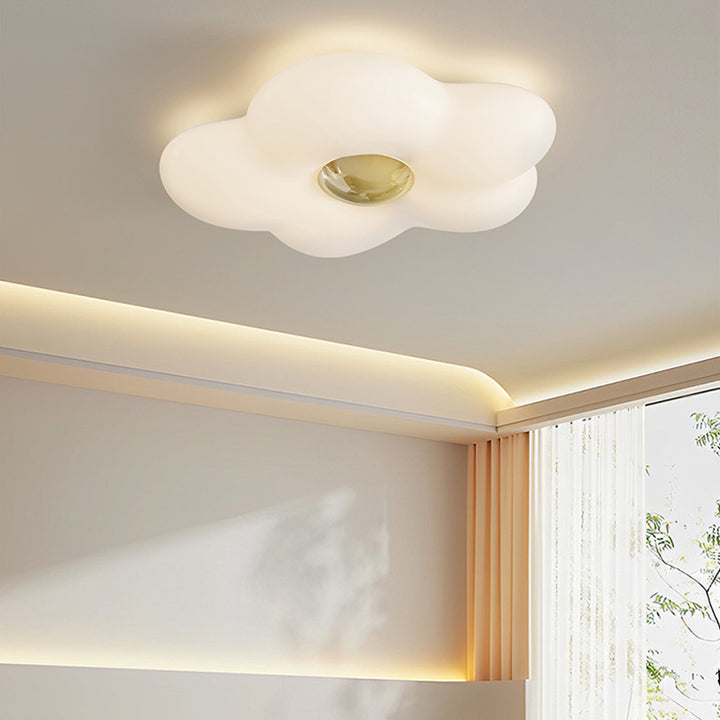 Plafonnier LED en fer et acrylique de style Art Déco moderne pour chambre à coucher 