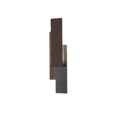 Applique murale LED rectangulaire en fer multicouche minimaliste moderne pour salon 