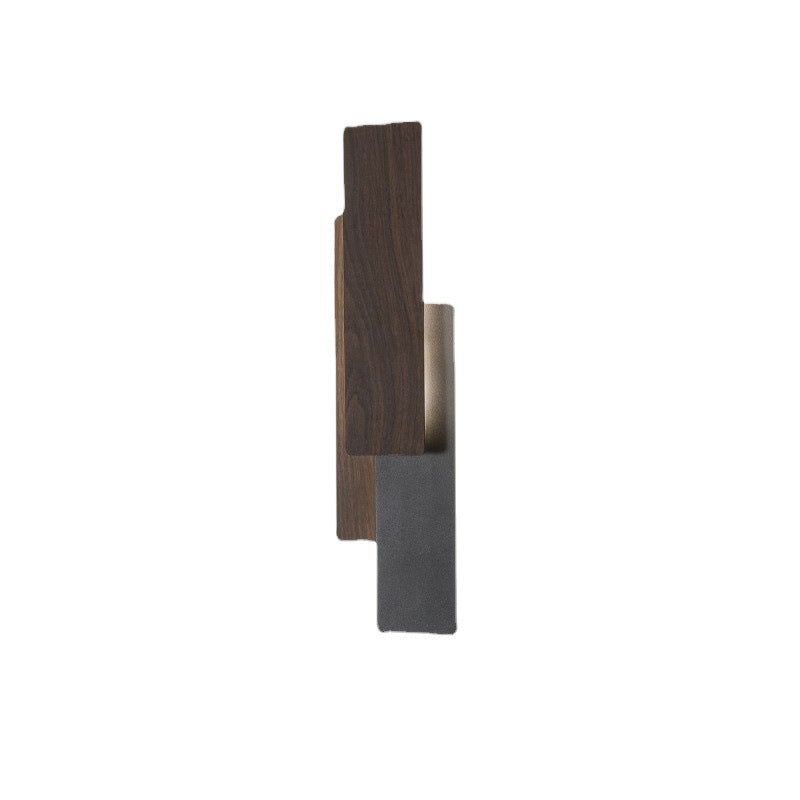 Applique murale LED rectangulaire en fer multicouche minimaliste moderne pour salon 