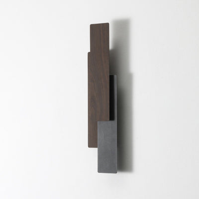 Applique murale LED rectangulaire en fer multicouche minimaliste moderne pour salon 