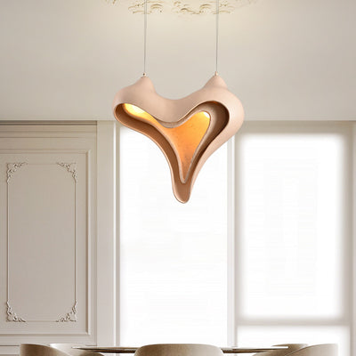 Modern Luxury Conch Metal Resin 1/2 Light Pendant Light For Living Room