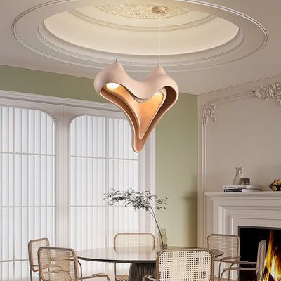 Modern Luxury Conch Metal Resin 1/2 Light Pendant Light For Living Room