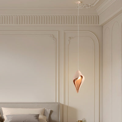 Modern Luxury Conch Metal Resin 1/2 Light Pendant Light For Living Room