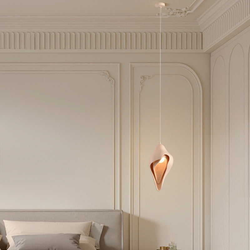 Modern Luxury Conch Metal Resin 1/2 Light Pendant Light For Living Room