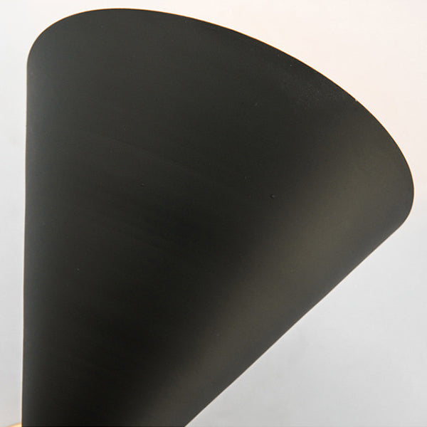 Modern Eclectic Cone Metal 2-Light Wall Sconce Lamp For Hallway
