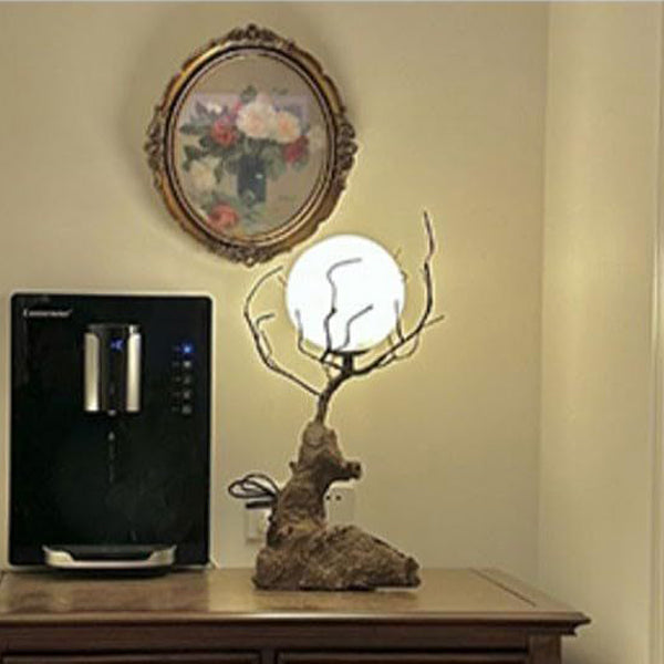 Modern Shabby Chic Tree PET 1-Light Table Lamp For Bedroom