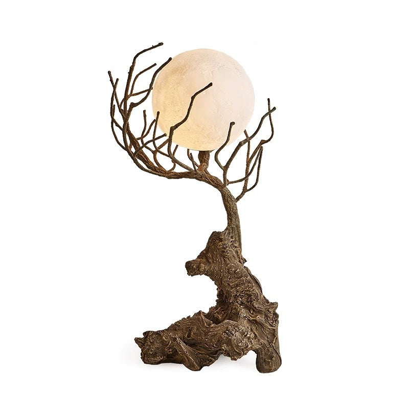 Modern Shabby Chic Tree PET 1-Light Table Lamp For Bedroom