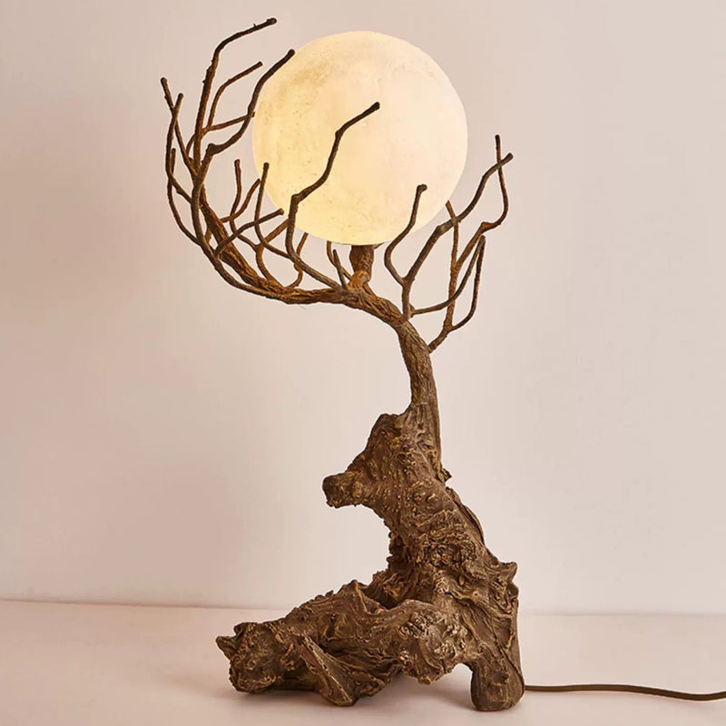 Modern Shabby Chic Tree PET 1-Light Table Lamp For Bedroom