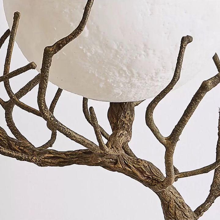 Lampe de table moderne Shabby Chic Tree PET 1 lumière pour chambre à coucher 