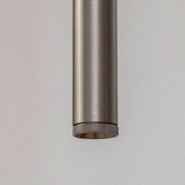 Modern Minimalist Deformable Long Tube Aluminum LED Pendant Light For Bedroom