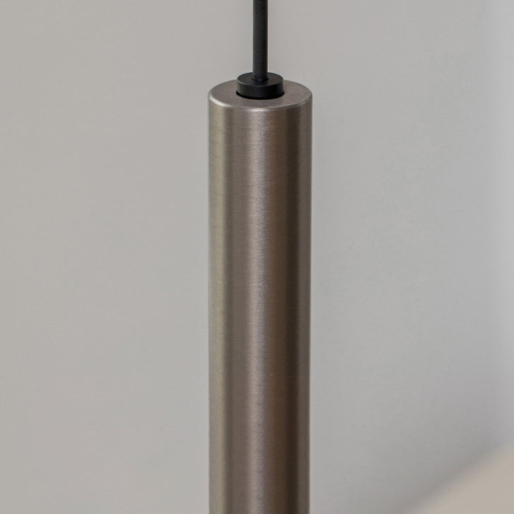 Modern Minimalist Deformable Long Tube Aluminum LED Pendant Light For Bedroom