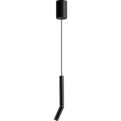 Modern Minimalist Deformable Long Tube Aluminum LED Pendant Light For Bedroom