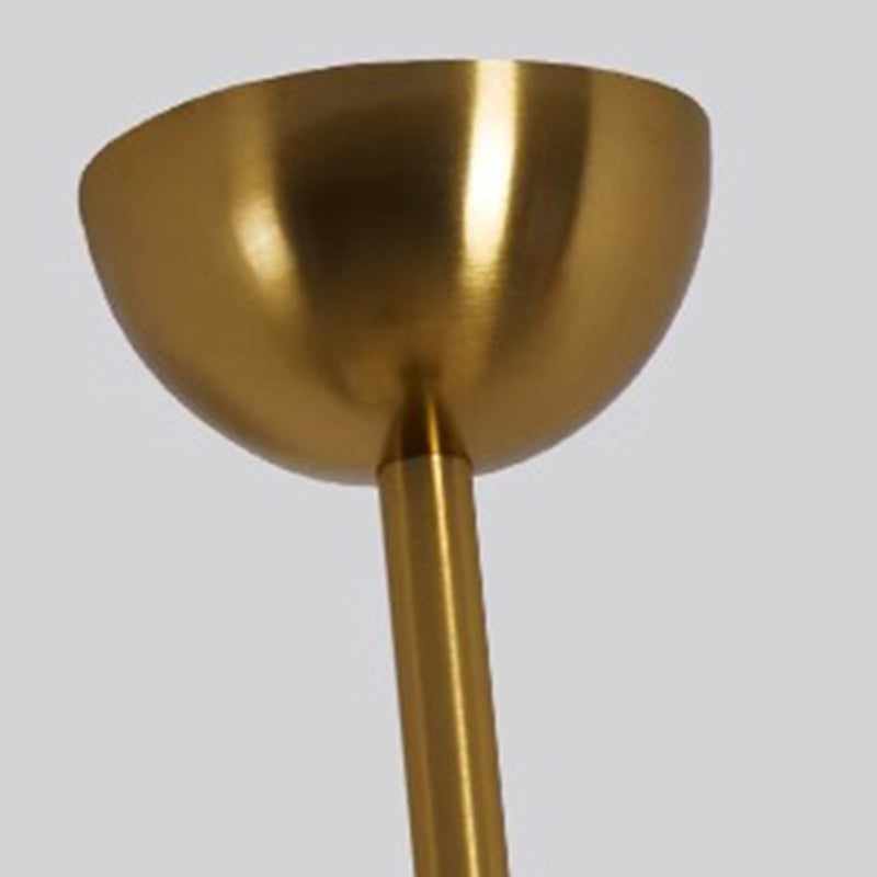 Moderne Mid-Century Kürbisförmige Kuppel Eisen Asche Holz Stoff 1-Licht Pendelleuchte für Schlafzimmer 