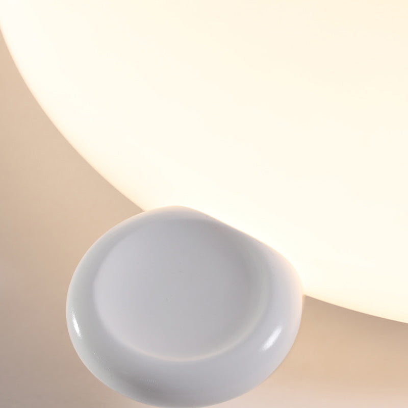 Modern Minimalist Cute Bear Iron Resin PE LED Flush Mount Ceiling Light For Bedroom Or Kids Room