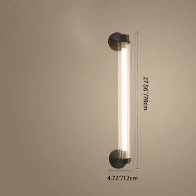 Contemporary Industrial Bar Design Iron Acrylic LED Wall Sconce Lamp For Hallway