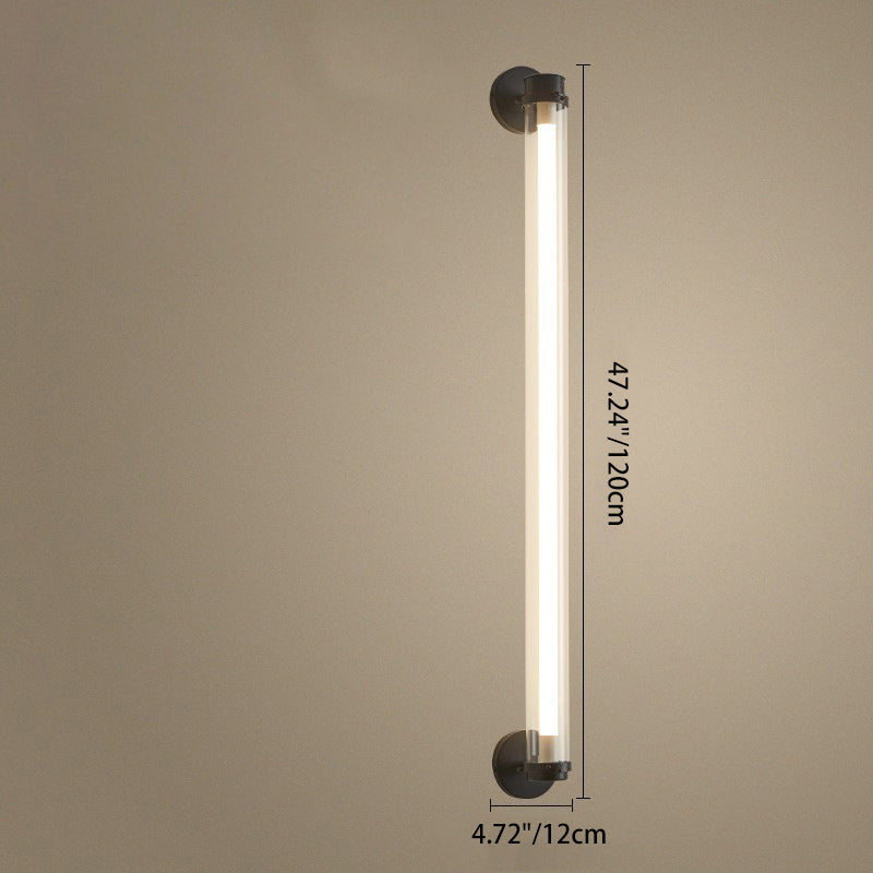 Contemporary Industrial Bar Design Iron Acrylic LED Wall Sconce Lamp For Hallway
