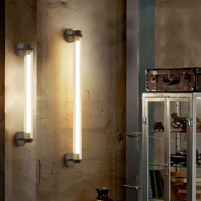 Contemporary Industrial Bar Design Iron Acrylic LED Wall Sconce Lamp For Hallway