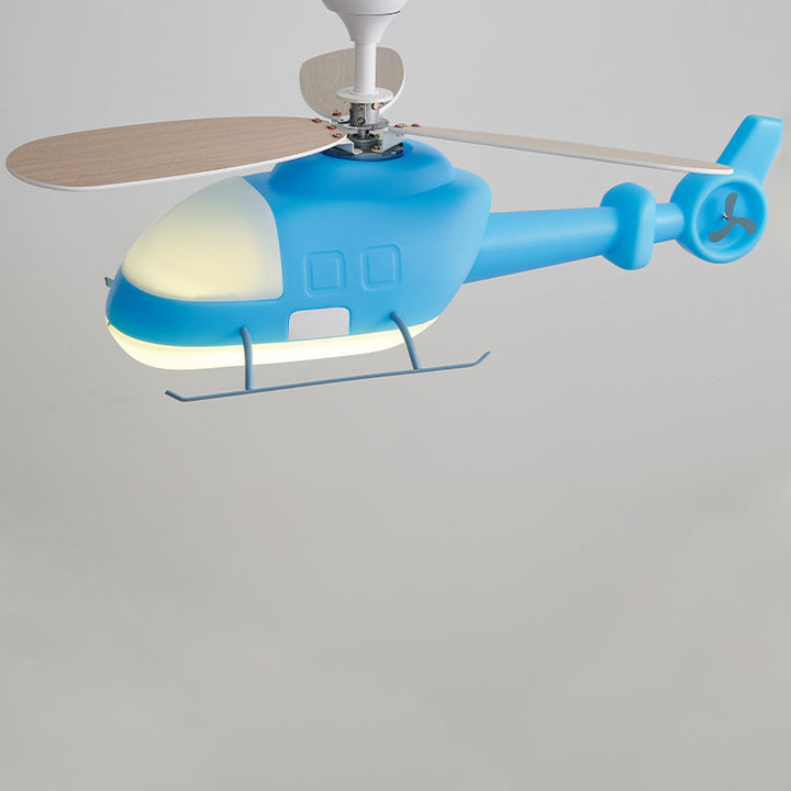 モダンミニマリストキッズカートゥーン飛行機セミフラッシュマウント