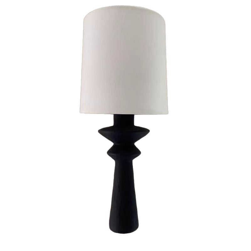 Traditional French Cylinder Fabric Shade Wall Sconce Lamp With Iron Arm 1-Light For Living Room