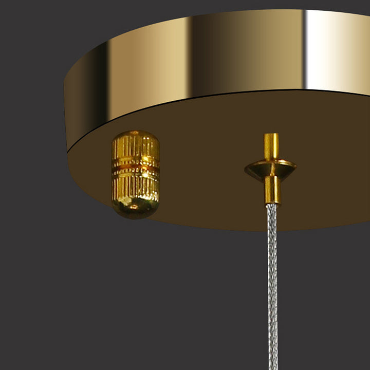 Modern Luxury Iron Crystal Liuli Material Butterfly-shaped 1-Light Pendant Light For Bedroom &amp; Living Room