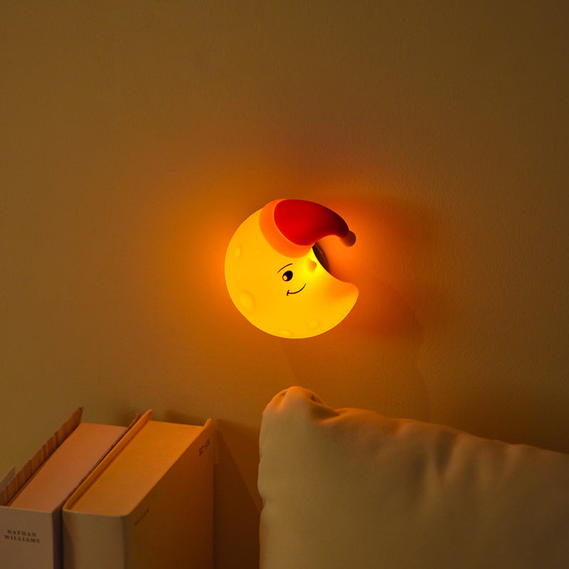 Contemporary Creative Silicone ABS Star Moon Cloud Kids USB Charging LED Table Lamp Night Light With Magnetic Design For Bedroom