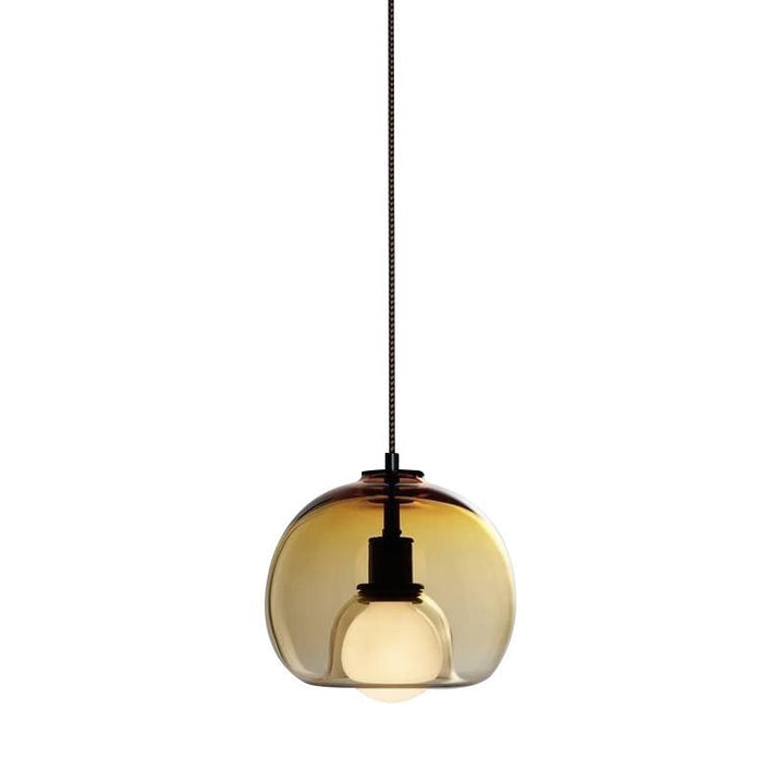 Moderne Luxus Glas Metall Schale 1/3-Licht Pendelleuchte Für Schlafzimmer 