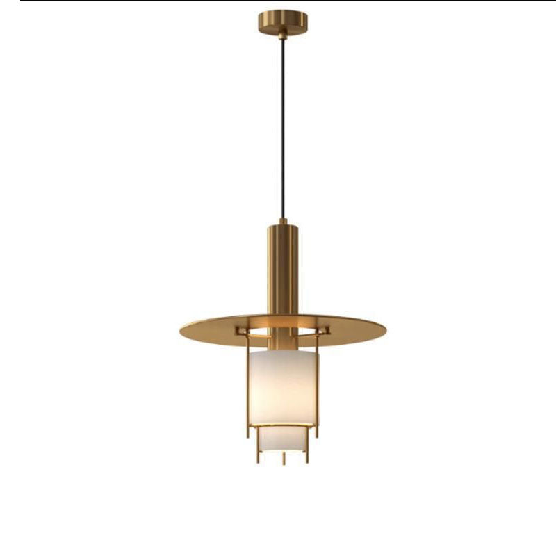 Art déco moderne en verre acrylique soucoupe volante suspension 1 lumière pour salle à manger 