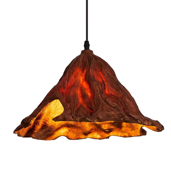 Traditionelle japanische Lotusblatt-Metallharz 1-Licht-Pendelleuchte für Esszimmer 